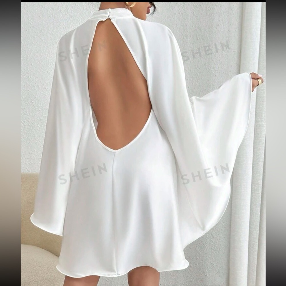 Flowy open back dress